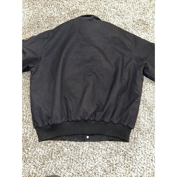 90s Jacket Snap Mens L Patch Logo Schneider National With Linner CHUCK - Picture 8 of 10